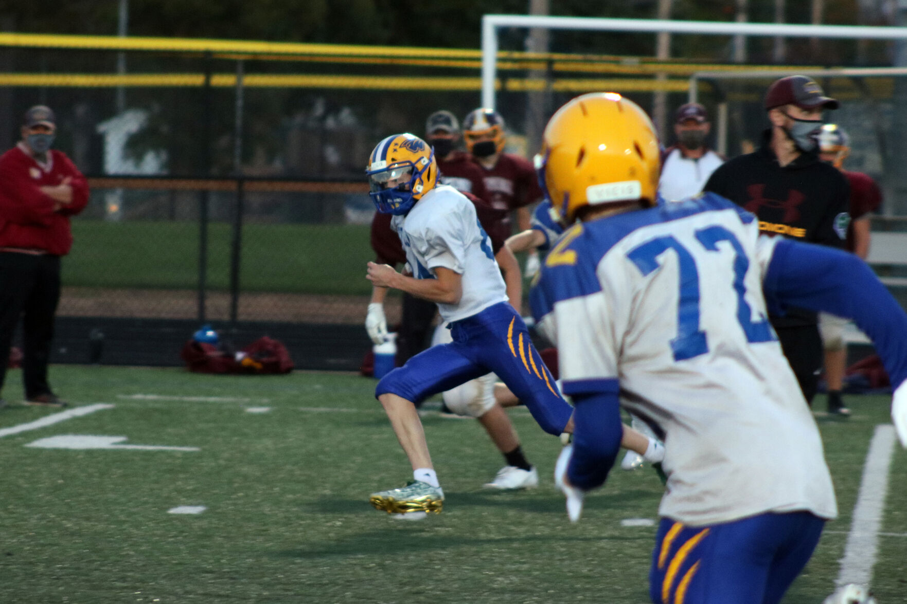 Rice Lake football scrimmage vs. Menomonie 9-18-20